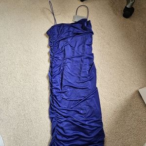 NEW WITH TAGS love x design Nordstrom blue bodycon dress